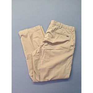 Polo Ralph Lauren Chino Pants Mens 40x30 Khaki Stretch Straight Fit Beige Preppy